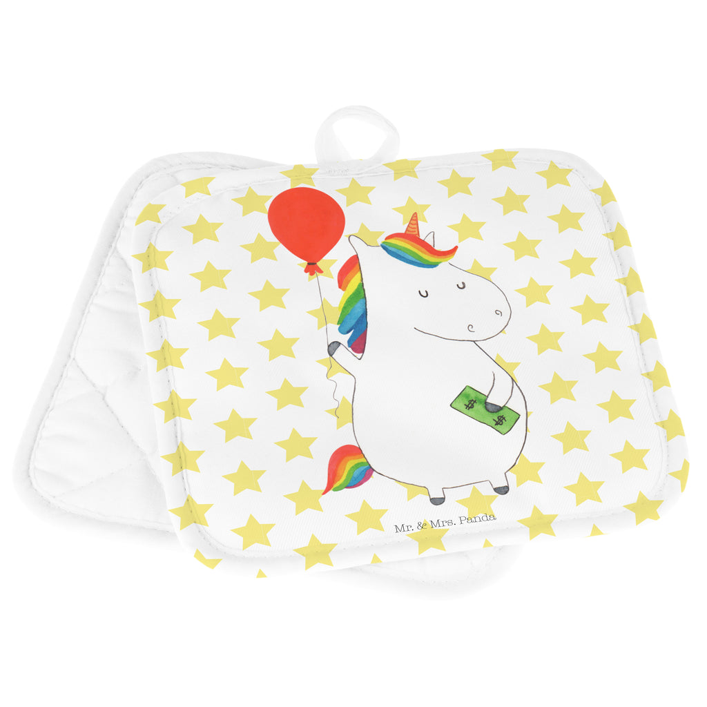 2er Set Topflappen  Einhorn Luftballon Topflappen, Topfuntersetzer, Ofenhandschuh, Topflappen Set, Topflappen lustig, Topflappen mit Spruch, Ofenhandschuhe, Topfhandschuhe, Topfhandschuh, Topflappenset, Topflappen 2er Set, Schöne Topflappen, Einhorn, Einhörner, Einhorn Deko, Pegasus, Unicorn, Luftballon, Geld, Lebenslust, Freude, Geschenk, Freundin