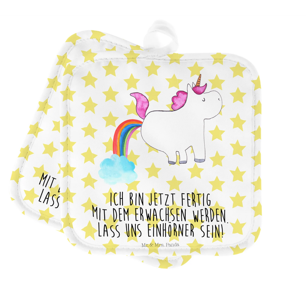2er Set Topflappen  Einhorn Pupsend Topflappen, Topfuntersetzer, Ofenhandschuh, Topflappen Set, Topflappen lustig, Topflappen mit Spruch, Ofenhandschuhe, Topfhandschuhe, Topfhandschuh, Topflappenset, Topflappen 2er Set, Schöne Topflappen, Einhorn, Einhörner, Einhorn Deko, Unicorn, Pups, Regenbogen, Glitzer, Einhornpower, Erwachsenwerden, Spaß, lustig, Freundin
