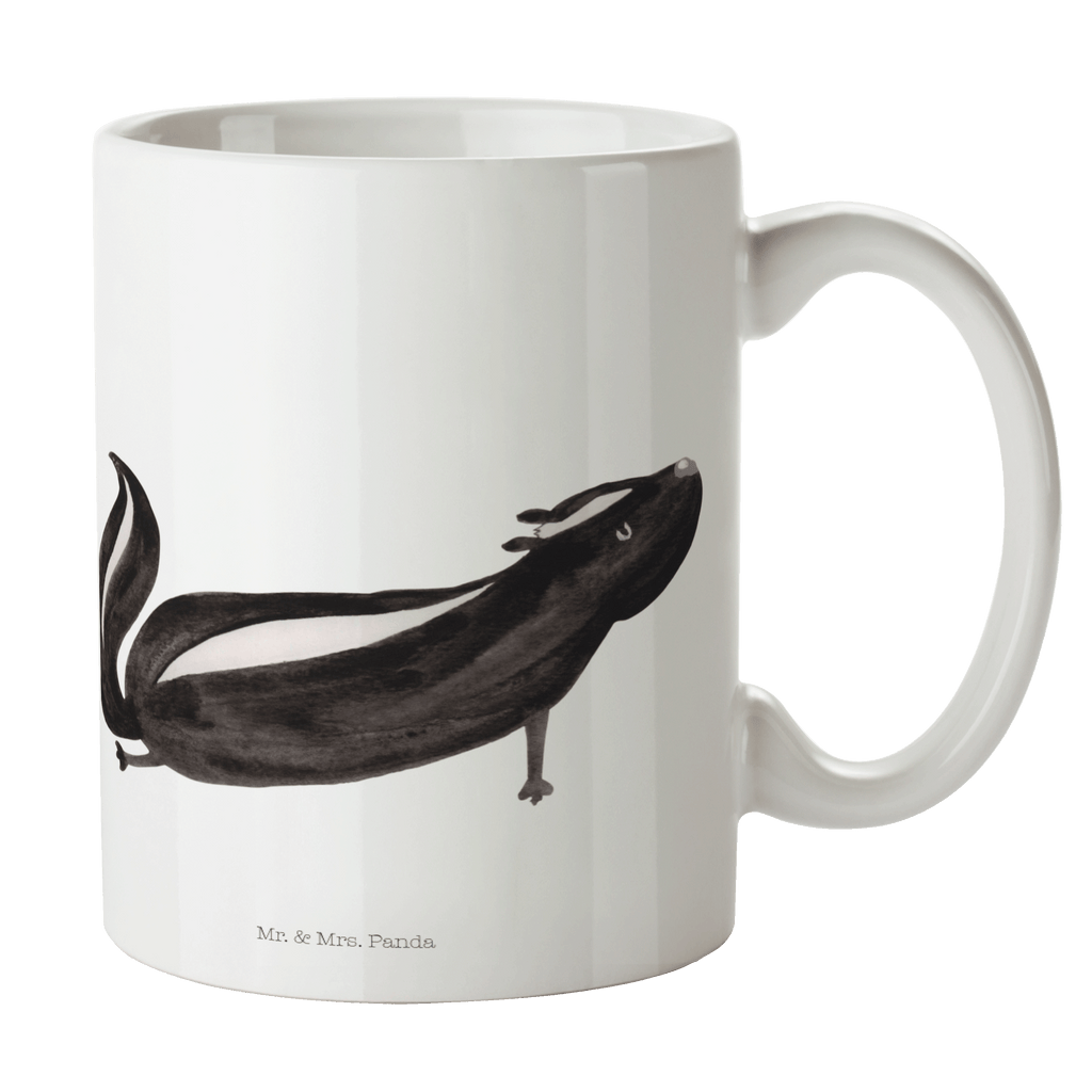 Tasse Stinktier Yoga Tasse, Kaffeetasse, Teetasse, Becher, Kaffeebecher, Teebecher, Keramiktasse, Porzellantasse, Büro Tasse, Geschenk Tasse, Tasse Sprüche, Tasse Motive, Kaffeetassen, Tasse bedrucken, Designer Tasse, Cappuccino Tassen, Schöne Teetassen, Stinktier, Skunk, Wildtier, Raubtier, Stinker, Stinki, Yoga, Namaste, Lebe, Liebe, Lache