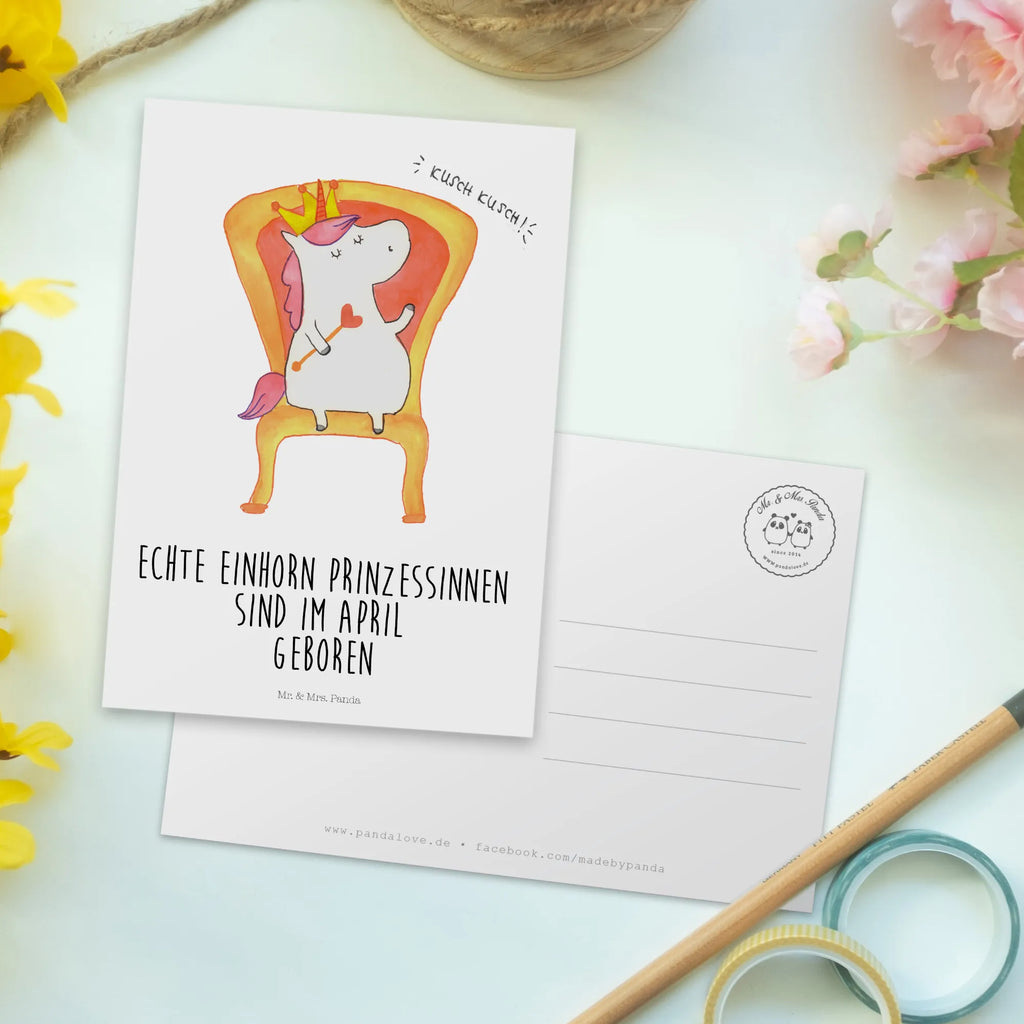 Postkarte Einhorn Prinzessin April Postkarte, Karte, Geschenkkarte, Grußkarte, Einladung, Ansichtskarte, Geburtstagskarte, Einladungskarte, Dankeskarte, Ansichtskarten, Einladung Geburtstag, Einladungskarten Geburtstag, Einhorn, Einhörner, Einhorn Deko, Pegasus, Unicorn, Geburtstag, Prinzessin, Geburtstagsgeschenk, Geschenk, Monat