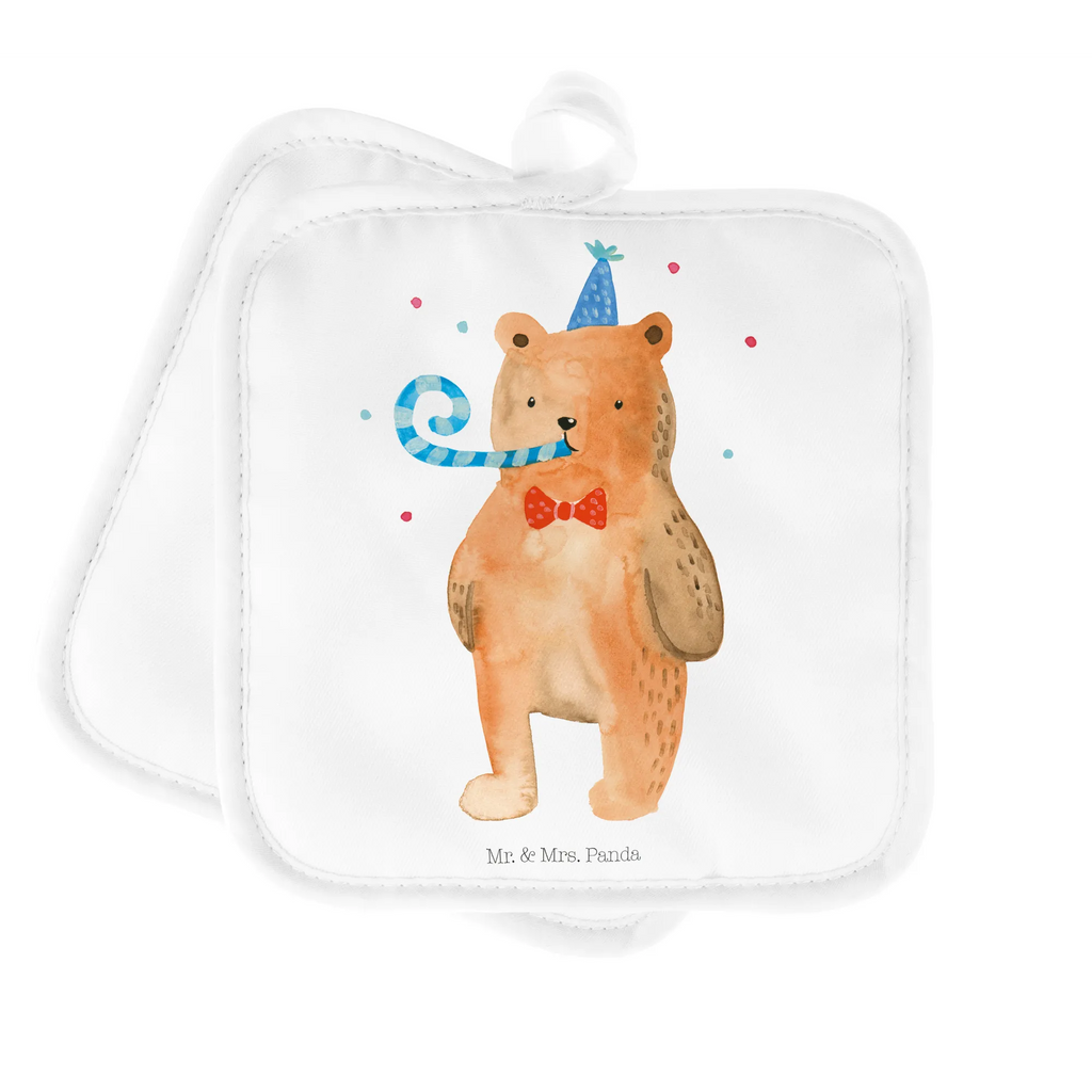 2er Set Topflappen  Bär Geburtstag Topflappen, Topfuntersetzer, Ofenhandschuh, Topflappen Set, Topflappen lustig, Topflappen mit Spruch, Ofenhandschuhe, Topfhandschuhe, Topfhandschuh, Topflappenset, Topflappen 2er Set, Schöne Topflappen, Bär, Teddy, Teddybär, Happy Birthday, Alles Gute, Glückwunsch, Geburtstag
