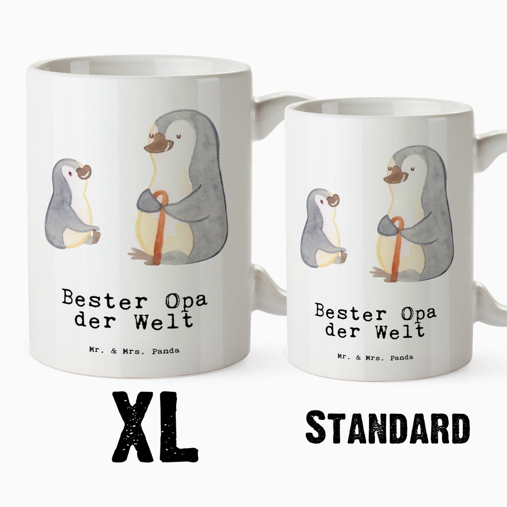 XL Tasse Pinguin Bester Opa der Welt XL Tasse, Große Tasse, Grosse Kaffeetasse, XL Becher, XL Teetasse, spülmaschinenfest, Jumbo Tasse, Groß, für, Dankeschön, Geschenk, Schenken, Geburtstag, Geburtstagsgeschenk, Geschenkidee, Danke, Bedanken, Mitbringsel, Freude machen, Geschenktipp, Großvater, Grossvater, Opa, Opi. Großpapa, Großeltern, Enkel, Enkelin, Enkelkind, Kleinigkeit, Oppa, Oppi, Bester