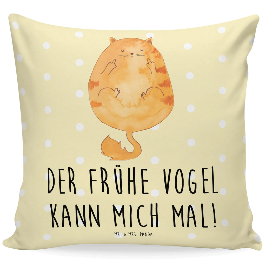 40x40 Kissen Katze Frühaufsteher Kissenhülle, Kopfkissen, Sofakissen, Dekokissen, Motivkissen, sofakissen, sitzkissen, Kissen, Kissenbezüge, Kissenbezug 40x40, Kissen 40x40, Kissenhülle 40x40, Zierkissen, Couchkissen, Dekokissen Sofa, Sofakissen 40x40, Dekokissen 40x40, Kopfkissen 40x40, Kissen 40x40 Waschbar, Katze, Katzenmotiv, Katzenfan, Katzendeko, Katzenfreund, Katzenliebhaber, Katzenprodukte, Katzenartikel, Katzenaccessoires, Katzensouvenirs, Katzenliebhaberprodukte, Katzenmotive, Der frühe Vogel kann mich mal, Morgenmuffel, Frühaufsteher, Kaffee, Katzen, Kater, Mietze