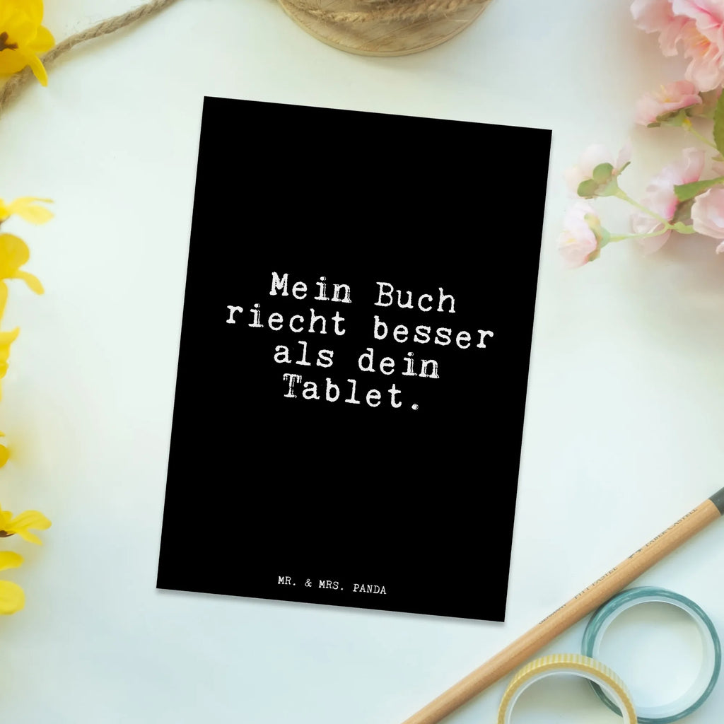 Postkarte Mein Buch riecht besser... Postkarte, Karte, Geschenkkarte, Grußkarte, Einladung, Ansichtskarte, Geburtstagskarte, Einladungskarte, Dankeskarte, Ansichtskarten, Einladung Geburtstag, Einladungskarten Geburtstag, Spruch, Sprüche, lustige Sprüche, Weisheiten, Zitate, Spruch Geschenke, Spruch Sprüche Weisheiten Zitate Lustig Weisheit Worte