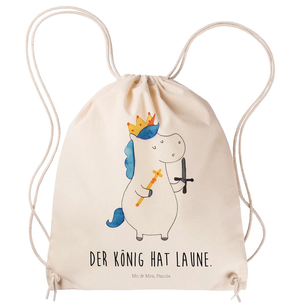 Sportbeutel Einhorn König mit Schwert Sportbeutel, Turnbeutel, Beutel, Sporttasche, Tasche, Stoffbeutel, Sportbeutel Kinder, Gymsack, Beutel Rucksack, Kleine Sporttasche, Sportzubehör, Turnbeutel Baumwolle, Einhorn, Einhörner, Einhorn Deko, Pegasus, Unicorn, König, Ritter, Mittelalter