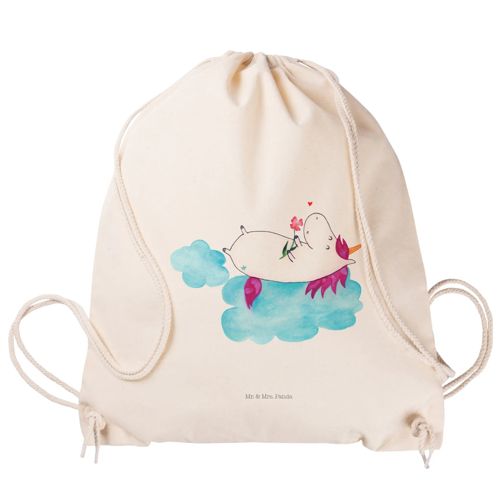 Sportbeutel Einhorn verliebt auf Wolke Sportbeutel, Turnbeutel, Beutel, Sporttasche, Tasche, Stoffbeutel, Sportbeutel Kinder, Gymsack, Beutel Rucksack, Kleine Sporttasche, Sportzubehör, Turnbeutel Baumwolle, Einhorn, Einhörner, Einhorn Deko, Unicorn, verliebt, Liebe, Liebesbeweis, Freundin, Wolke