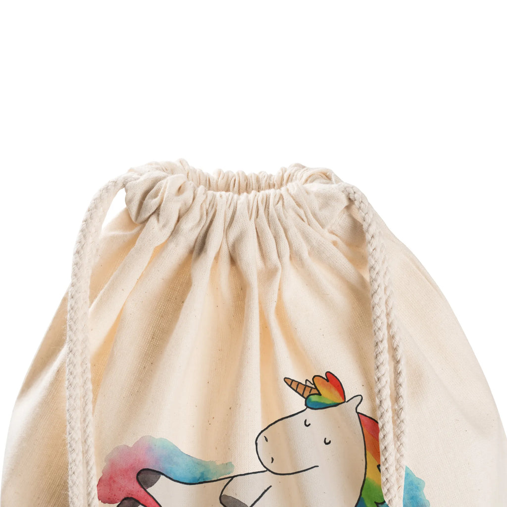 Sportbeutel Einhorn Wolke 7 Sportbeutel, Turnbeutel, Beutel, Sporttasche, Tasche, Stoffbeutel, Sportbeutel Kinder, Gymsack, Beutel Rucksack, Kleine Sporttasche, Sportzubehör, Turnbeutel Baumwolle, Einhorn, Einhörner, Einhorn Deko, Pegasus, Unicorn, verliebt, Menschen, witzig, lustig, Geschenk, Glaube, Realität, Lächeln