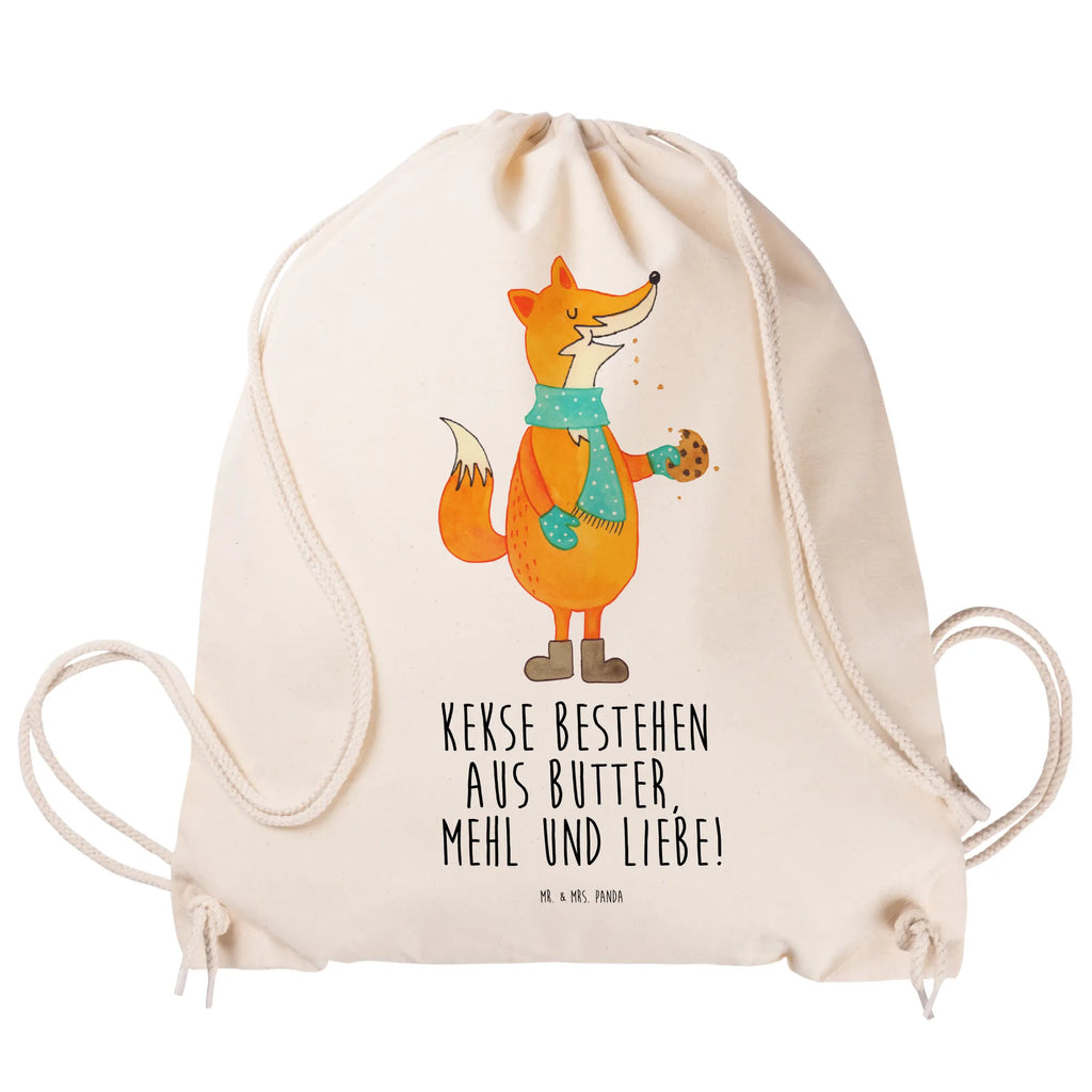 Sportbeutel Fuchs Keks Sportbeutel, Turnbeutel, Beutel, Sporttasche, Tasche, Stoffbeutel, Sportbeutel Kinder, Gymsack, Beutel Rucksack, Kleine Sporttasche, Sportzubehör, Turnbeutel Baumwolle, Fuchs, Füchse, Backen Spruch, Kekse, Winter, Weihnachtszeit, Plätzchen, Liebe, Küche Deko