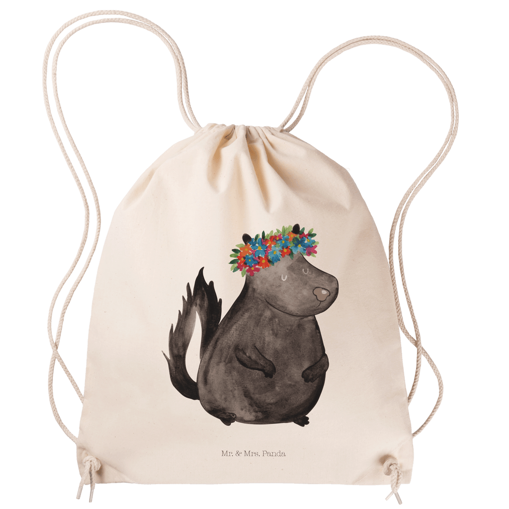 Sportbeutel Stinktier Mädchen Sportbeutel, Turnbeutel, Beutel, Sporttasche, Tasche, Stoffbeutel, Sportbeutel Kinder, Gymsack, Beutel Rucksack, Kleine Sporttasche, Sportzubehör, Turnbeutel Baumwolle, Stinktier, Skunk, Wildtier, Raubtier, Stinker, Stinki, Yoga, Namaste, Lebe, Liebe, Lache