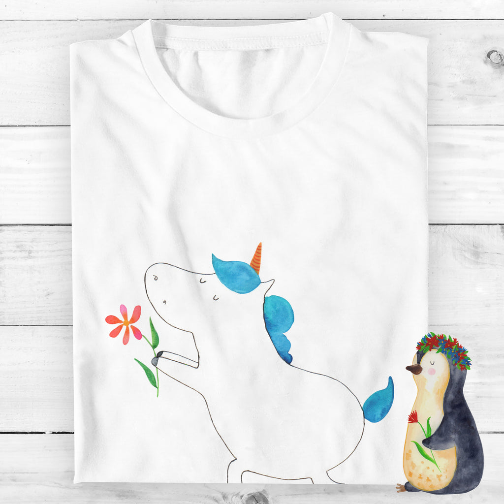 T-Shirt Standard Einhorn Blume T-Shirt, Shirt, Tshirt, Lustiges T-Shirt, T-Shirt mit Spruch, Party, Junggesellenabschied, Jubiläum, Geburstag, Herrn, Damen, Männer, Frauen, Schlafshirt, Nachthemd, Sprüche, Einhorn, Einhörner, Einhorn Deko, Pegasus, Unicorn, Liebe, Liebesbeweis, Antrag, Heiratsantrag, Verlobung, Ehepaar, Pärchen, Partner, Freund, Freundin, Ehe, heiraten