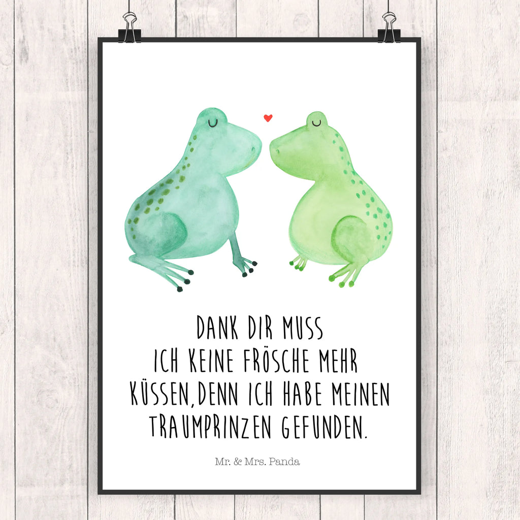 Poster Frosch Liebe Poster, Wandposter, Bild, Wanddeko, Küchenposter, Kinderposter, Wanddeko Bild, Raumdekoration, Wanddekoration, Handgemaltes Poster, Mr. & Mrs. Panda Poster, Designposter, Kunstdruck, Posterdruck, Liebe, Partner, Freund, Freundin, Ehemann, Ehefrau, Heiraten, Verlobung, Heiratsantrag, Liebesgeschenk, Jahrestag, Hocheitstag, Verliebt, Verlobt, Verheiratet, Geschenk Freundin, Geschenk Freund, Liebesbeweis, Hochzeitstag, Geschenk Hochzeit, Frosch, Frösche, Froschkönig, Fröschchen