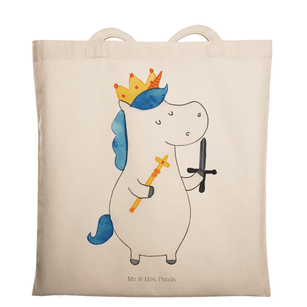 Tragetasche Einhorn König mit Schwert Beuteltasche, Beutel, Einkaufstasche, Jutebeutel, Stoffbeutel, Tasche, Shopper, Umhängetasche, Strandtasche, Schultertasche, Stofftasche, Tragetasche, Badetasche, Jutetasche, Einkaufstüte, Laptoptasche, Einhorn, Einhörner, Einhorn Deko, Pegasus, Unicorn, König, Ritter, Mittelalter