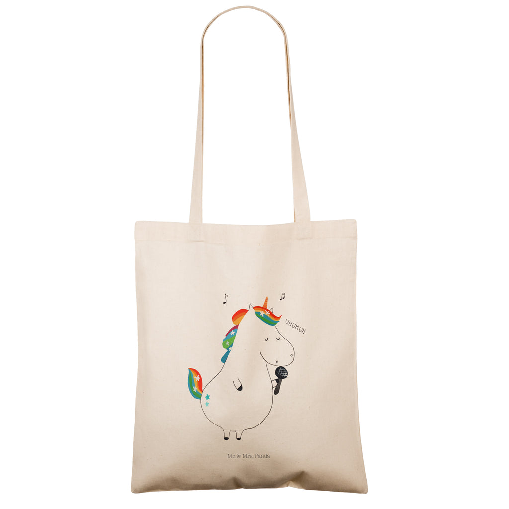 Tragetasche Einhorn Sänger Beuteltasche, Beutel, Einkaufstasche, Jutebeutel, Stoffbeutel, Tasche, Shopper, Umhängetasche, Strandtasche, Schultertasche, Stofftasche, Tragetasche, Badetasche, Jutetasche, Einkaufstüte, Laptoptasche, Einhorn, Einhörner, Einhorn Deko, Pegasus, Unicorn, Glitzer, Konfetti, Party, Geburtstag, Feier, Fest, Disco, Sängerin, Sänger, Freundin