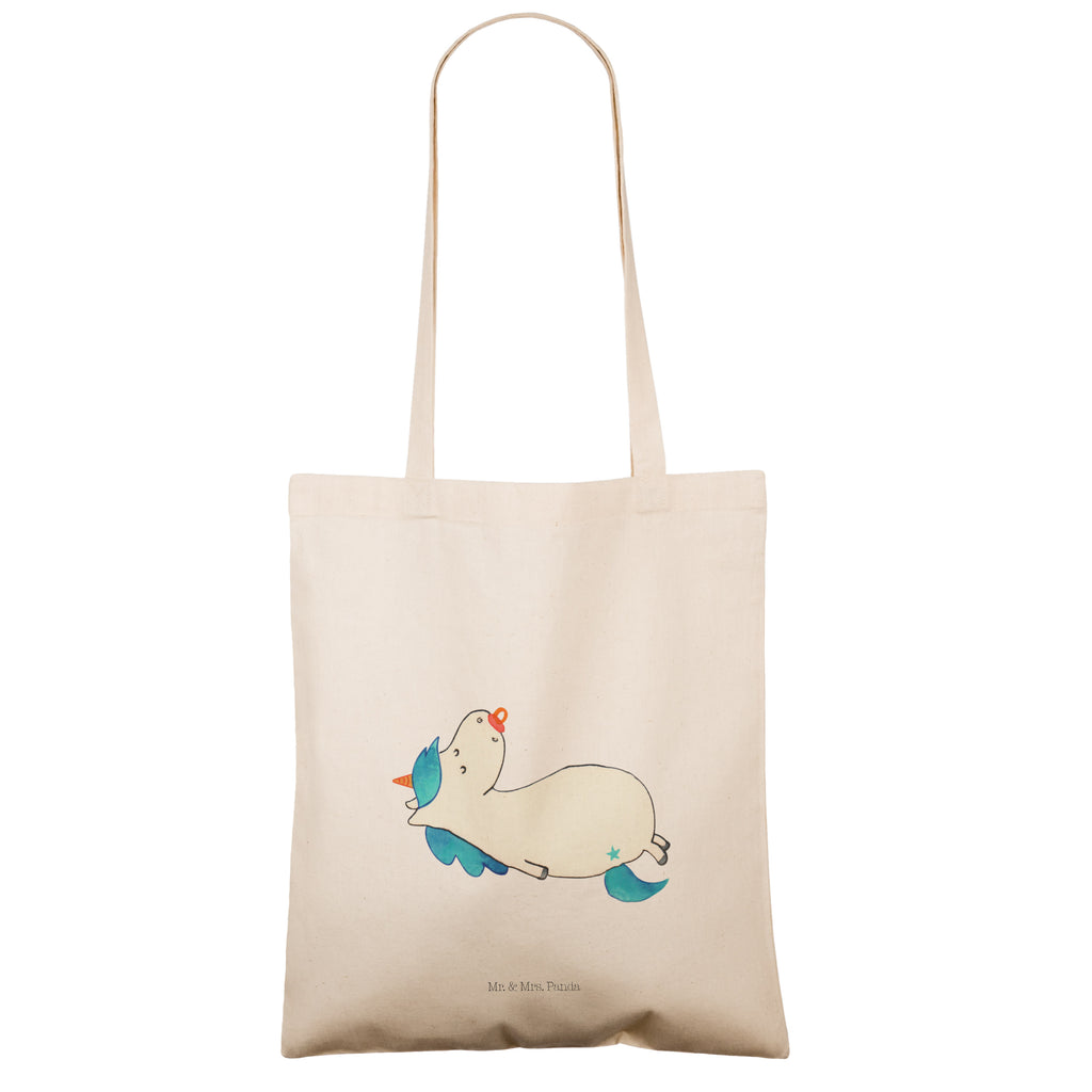 Tragetasche Einhorn Schnuller Beuteltasche, Beutel, Einkaufstasche, Jutebeutel, Stoffbeutel, Tasche, Shopper, Umhängetasche, Strandtasche, Schultertasche, Stofftasche, Tragetasche, Badetasche, Jutetasche, Einkaufstüte, Laptoptasche, Einhorn, Einhörner, Einhorn Deko, Pegasus, Unicorn, Baby, Kleinkind, Geburt, Geburtstag, Säugling, Schnuller, Geschenk Geburt, Mutter, Mama