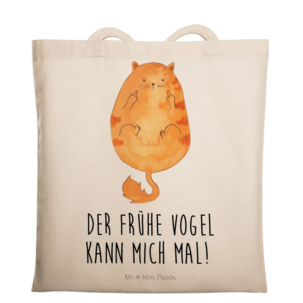 Tragetasche Katze Frühaufsteher Beuteltasche, Beutel, Einkaufstasche, Jutebeutel, Stoffbeutel, Tasche, Shopper, Umhängetasche, Strandtasche, Schultertasche, Stofftasche, Tragetasche, Badetasche, Jutetasche, Einkaufstüte, Laptoptasche, Katze, Katzenmotiv, Katzenfan, Katzendeko, Katzenfreund, Katzenliebhaber, Katzenprodukte, Katzenartikel, Katzenaccessoires, Katzensouvenirs, Katzenliebhaberprodukte, Katzenmotive, Der frühe Vogel kann mich mal, Morgenmuffel, Frühaufsteher, Kaffee, Katzen, Kater, Mietze