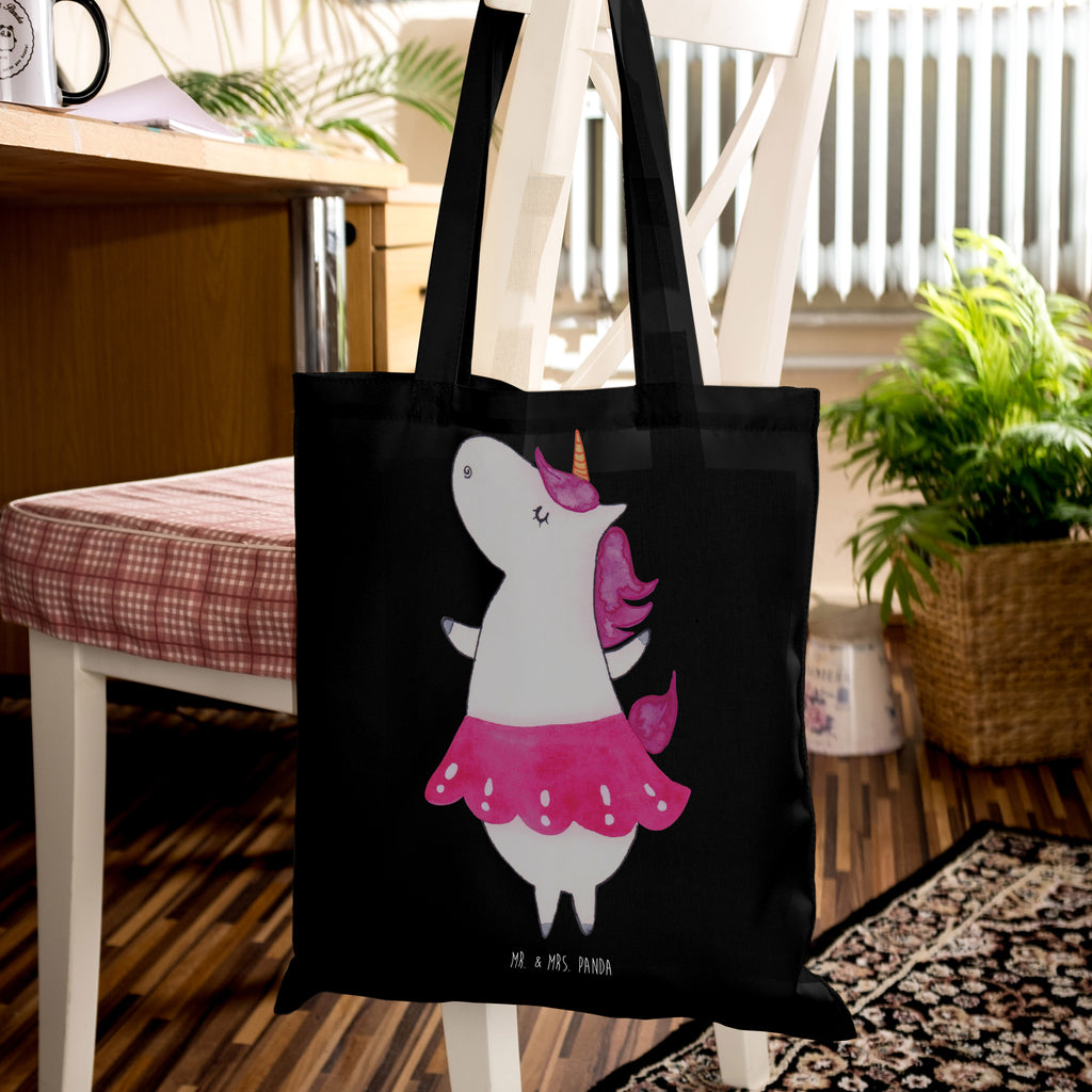 Tragetasche Einhorn Ballerina Beuteltasche, Beutel, Einkaufstasche, Jutebeutel, Stoffbeutel, Tasche, Shopper, Umhängetasche, Strandtasche, Schultertasche, Stofftasche, Tragetasche, Badetasche, Jutetasche, Einkaufstüte, Laptoptasche, Einhorn, Einhörner, Einhorn Deko, Pegasus, Unicorn, Tanzen, Ballerina, Party, Wohnung, Spaß, Feiern, Geburtstag, Tänzerin, Lebenslust, Lebensfreude