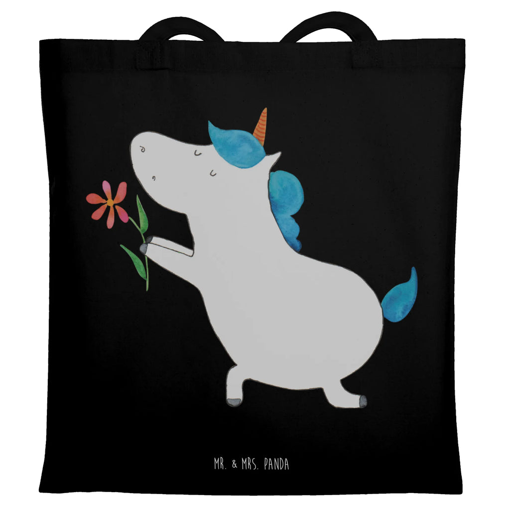 Tragetasche Einhorn Blume Beuteltasche, Beutel, Einkaufstasche, Jutebeutel, Stoffbeutel, Tasche, Shopper, Umhängetasche, Strandtasche, Schultertasche, Stofftasche, Tragetasche, Badetasche, Jutetasche, Einkaufstüte, Laptoptasche, Einhorn, Einhörner, Einhorn Deko, Pegasus, Unicorn, Liebe, Liebesbeweis, Antrag, Heiratsantrag, Verlobung, Ehepaar, Pärchen, Partner, Freund, Freundin, Ehe, heiraten