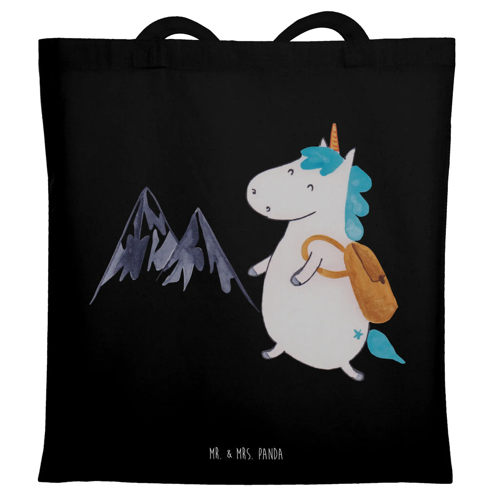 Tragetasche Einhorn Bergsteiger Beuteltasche, Beutel, Einkaufstasche, Jutebeutel, Stoffbeutel, Tasche, Shopper, Umhängetasche, Strandtasche, Schultertasche, Stofftasche, Tragetasche, Badetasche, Jutetasche, Einkaufstüte, Laptoptasche, Einhorn, Einhörner, Einhorn Deko, Pegasus, Unicorn, Bergsteiger, Abenteuer, Berge, Abenteurer, Weltenbummler, Weltreise, Reisen, Urlaub, Entdecker