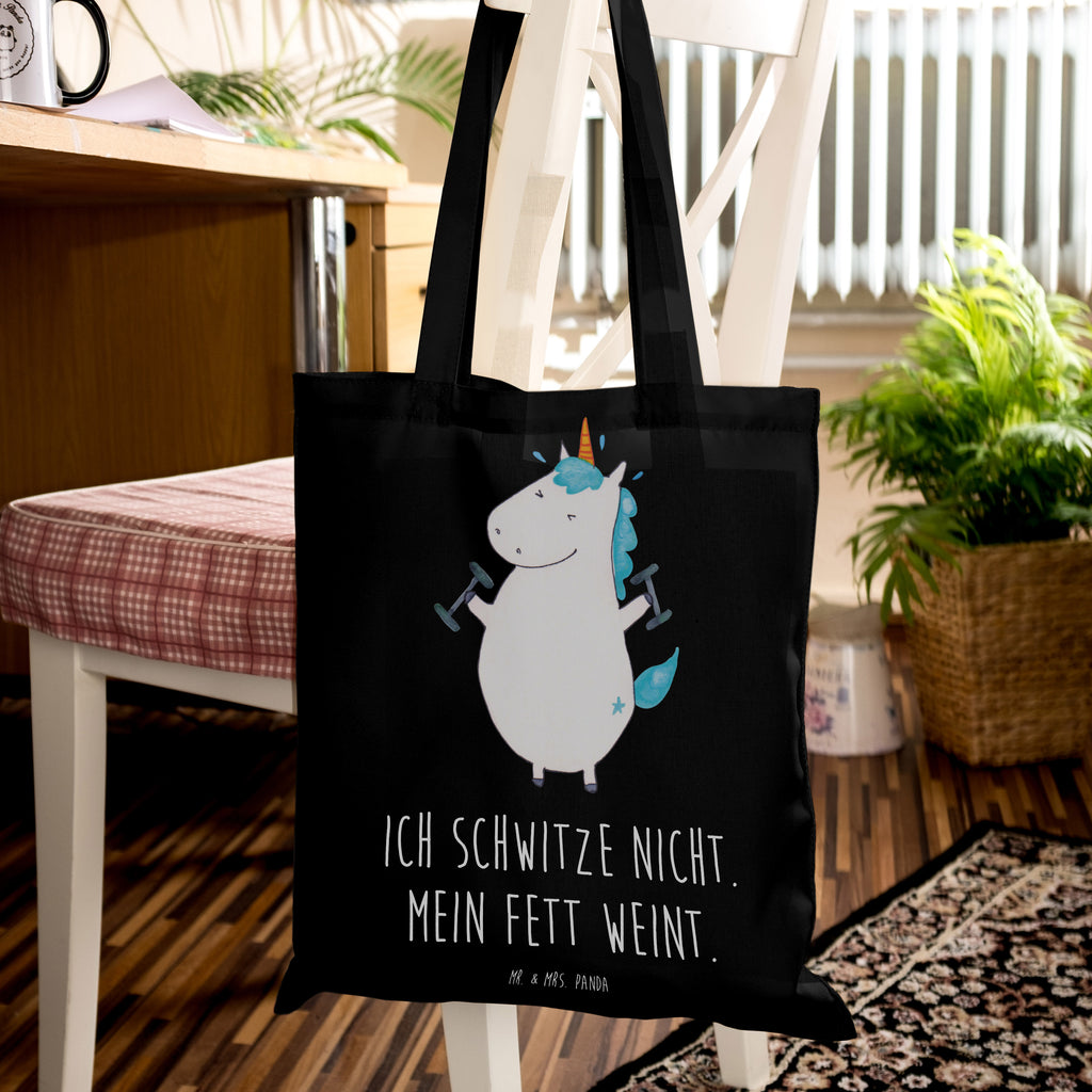 Tragetasche Einhorn Fitness Beuteltasche, Beutel, Einkaufstasche, Jutebeutel, Stoffbeutel, Tasche, Shopper, Umhängetasche, Strandtasche, Schultertasche, Stofftasche, Tragetasche, Badetasche, Jutetasche, Einkaufstüte, Laptoptasche, Einhorn, Einhörner, Einhorn Deko, Pegasus, Unicorn, Gym, Fitness, Fitnessstudio, Diät, Abnehmen, Sport, Pumpen, Geräte, Sixpack