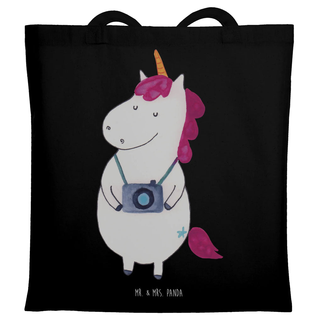 Tragetasche Einhorn Fotograf Beuteltasche, Beutel, Einkaufstasche, Jutebeutel, Stoffbeutel, Tasche, Shopper, Umhängetasche, Strandtasche, Schultertasche, Stofftasche, Tragetasche, Badetasche, Jutetasche, Einkaufstüte, Laptoptasche, Einhorn, Einhörner, Einhorn Deko, Pegasus, Unicorn, Fotograf, Fotografie, Kamera, Reisen, Weltreise, Weltenbummler, Urlaub, Tourist, Kurztrip, Reise, Städtereise