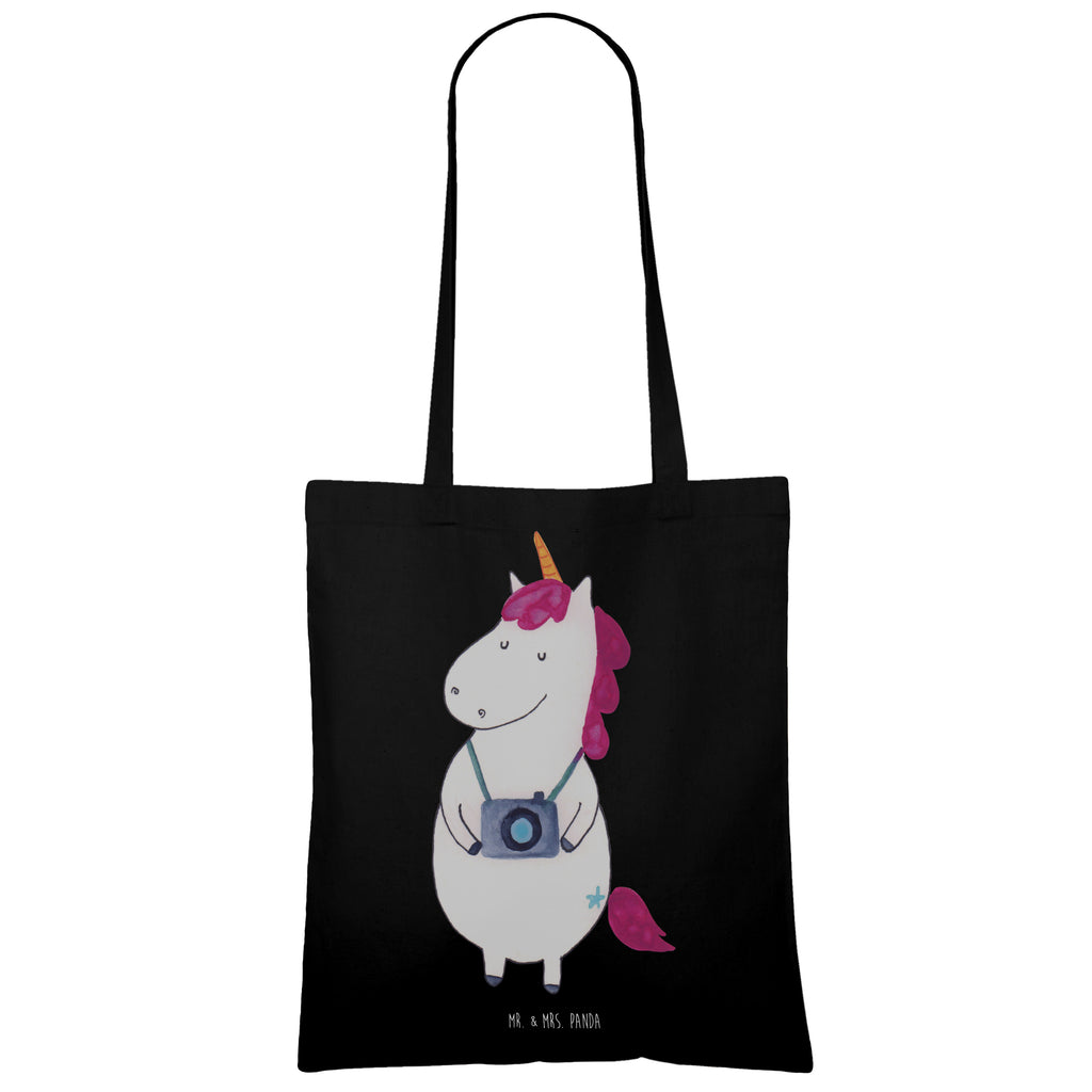 Tragetasche Einhorn Fotograf Beuteltasche, Beutel, Einkaufstasche, Jutebeutel, Stoffbeutel, Tasche, Shopper, Umhängetasche, Strandtasche, Schultertasche, Stofftasche, Tragetasche, Badetasche, Jutetasche, Einkaufstüte, Laptoptasche, Einhorn, Einhörner, Einhorn Deko, Pegasus, Unicorn, Fotograf, Fotografie, Kamera, Reisen, Weltreise, Weltenbummler, Urlaub, Tourist, Kurztrip, Reise, Städtereise