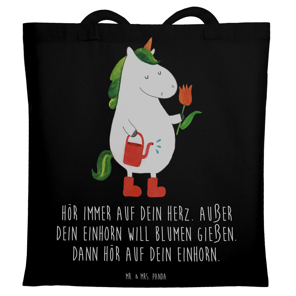 Tragetasche Einhorn Gärtner Beuteltasche, Beutel, Einkaufstasche, Jutebeutel, Stoffbeutel, Tasche, Shopper, Umhängetasche, Strandtasche, Schultertasche, Stofftasche, Tragetasche, Badetasche, Jutetasche, Einkaufstüte, Laptoptasche, Einhorn, Einhörner, Einhorn Deko, Pegasus, Unicorn, Luftballon, Gießkanne, Giesskanne, Lebenslust, Freude, Blume, Freundin, Garten, Stiefel