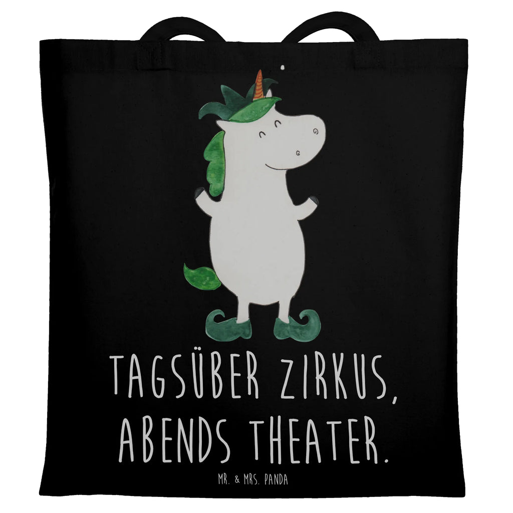 Tragetasche Einhorn Joker Beuteltasche, Beutel, Einkaufstasche, Jutebeutel, Stoffbeutel, Tasche, Shopper, Umhängetasche, Strandtasche, Schultertasche, Stofftasche, Tragetasche, Badetasche, Jutetasche, Einkaufstüte, Laptoptasche, Einhorn, Einhörner, Einhorn Deko, Pegasus, Unicorn, Hofnarr, Kasper, Gaukler, Mittelalter