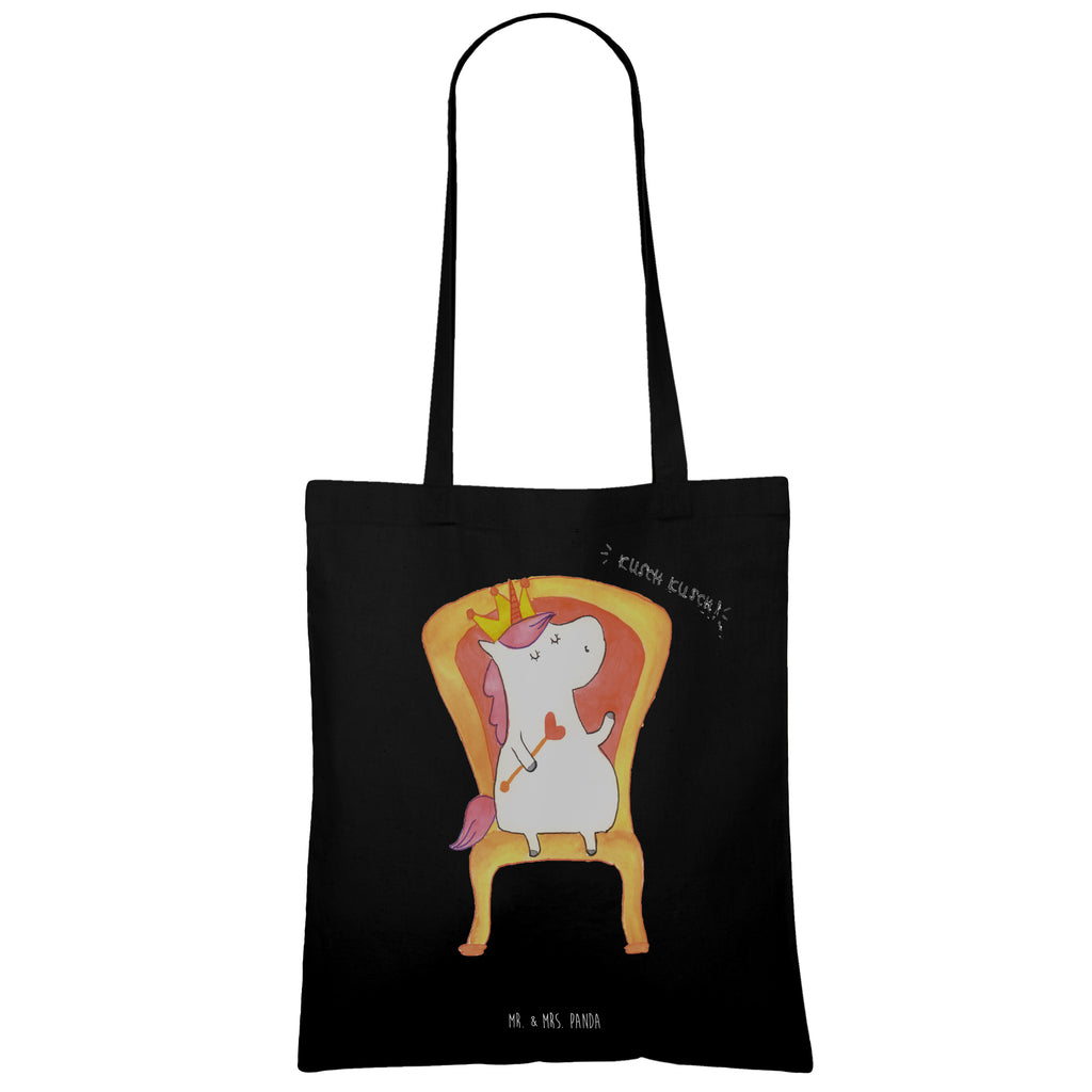 Tragetasche Einhorn König Beuteltasche, Beutel, Einkaufstasche, Jutebeutel, Stoffbeutel, Tasche, Shopper, Umhängetasche, Strandtasche, Schultertasche, Stofftasche, Tragetasche, Badetasche, Jutetasche, Einkaufstüte, Laptoptasche, Einhorn, Einhörner, Einhorn Deko, Pegasus, Unicorn, König, Präsident, Bundeskanzler, Herrscher, Kaiser, Prinzessin, Krone