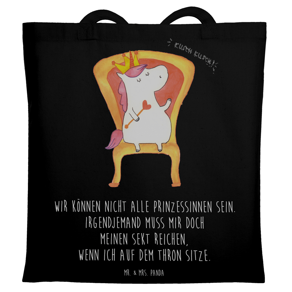 Tragetasche Einhorn König Beuteltasche, Beutel, Einkaufstasche, Jutebeutel, Stoffbeutel, Tasche, Shopper, Umhängetasche, Strandtasche, Schultertasche, Stofftasche, Tragetasche, Badetasche, Jutetasche, Einkaufstüte, Laptoptasche, Einhorn, Einhörner, Einhorn Deko, Pegasus, Unicorn, König, Präsident, Bundeskanzler, Herrscher, Kaiser, Prinzessin, Krone