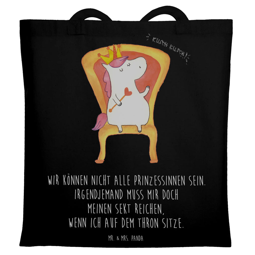 Tragetasche Einhorn König Beuteltasche, Beutel, Einkaufstasche, Jutebeutel, Stoffbeutel, Tasche, Shopper, Umhängetasche, Strandtasche, Schultertasche, Stofftasche, Tragetasche, Badetasche, Jutetasche, Einkaufstüte, Laptoptasche, Einhorn, Einhörner, Einhorn Deko, Pegasus, Unicorn, König, Präsident, Bundeskanzler, Herrscher, Kaiser, Prinzessin, Krone