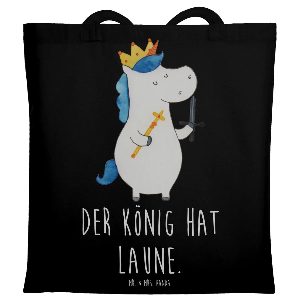 Tragetasche Einhorn König mit Schwert Beuteltasche, Beutel, Einkaufstasche, Jutebeutel, Stoffbeutel, Tasche, Shopper, Umhängetasche, Strandtasche, Schultertasche, Stofftasche, Tragetasche, Badetasche, Jutetasche, Einkaufstüte, Laptoptasche, Einhorn, Einhörner, Einhorn Deko, Pegasus, Unicorn, König, Ritter, Mittelalter