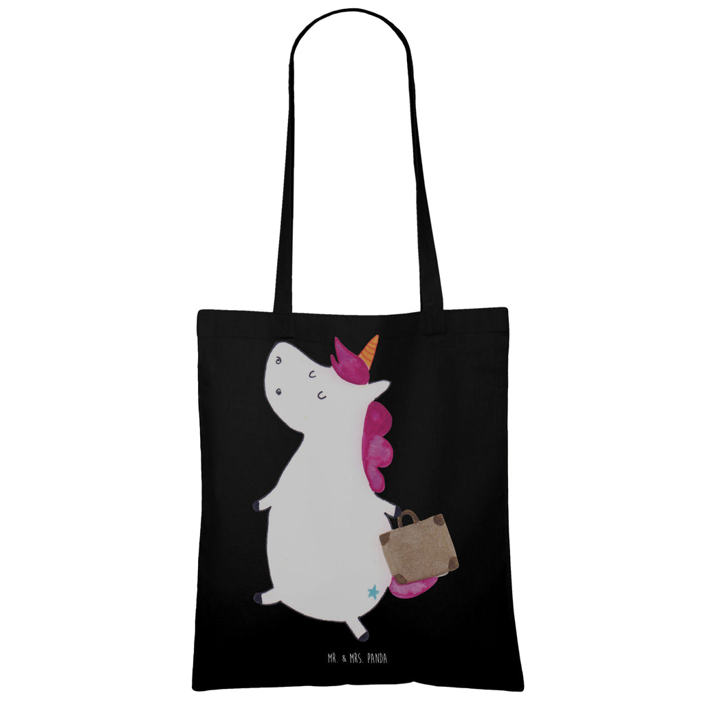 Tragetasche Einhorn Koffer Beuteltasche, Beutel, Einkaufstasche, Jutebeutel, Stoffbeutel, Tasche, Shopper, Umhängetasche, Strandtasche, Schultertasche, Stofftasche, Tragetasche, Badetasche, Jutetasche, Einkaufstüte, Laptoptasche, Einhorn, Einhörner, Einhorn Deko, Pegasus, Unicorn, unicorn, Koffer, Verreisen, Reise, Gepäck, Abenteuer, Erwachsen, Kind, albern, Spaß, lustig, witzig