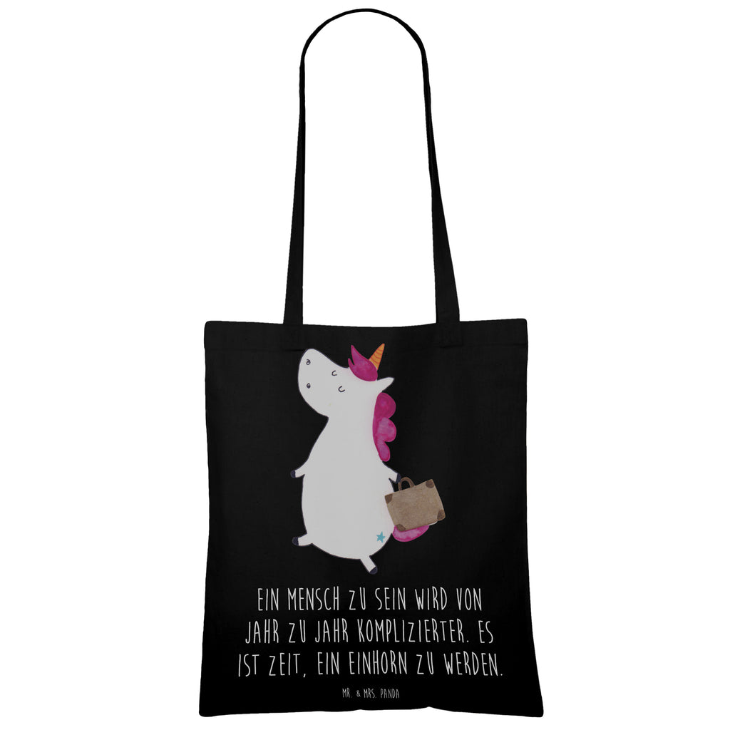 Tragetasche Einhorn Koffer Beuteltasche, Beutel, Einkaufstasche, Jutebeutel, Stoffbeutel, Tasche, Shopper, Umhängetasche, Strandtasche, Schultertasche, Stofftasche, Tragetasche, Badetasche, Jutetasche, Einkaufstüte, Laptoptasche, Einhorn, Einhörner, Einhorn Deko, Pegasus, Unicorn, unicorn, Koffer, Verreisen, Reise, Gepäck, Abenteuer, Erwachsen, Kind, albern, Spaß, lustig, witzig