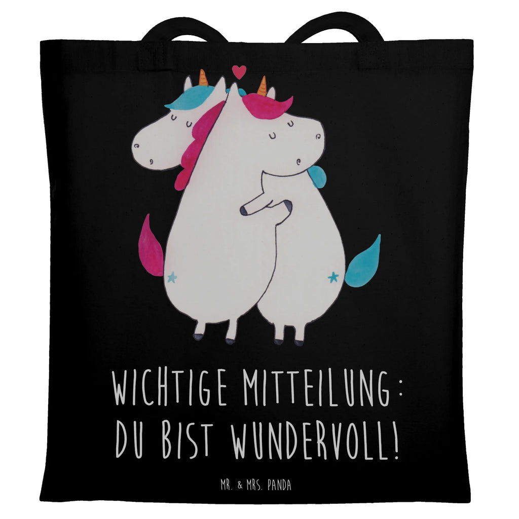 Tragetasche Einhorn Mitteilung Beuteltasche, Beutel, Einkaufstasche, Jutebeutel, Stoffbeutel, Tasche, Shopper, Umhängetasche, Strandtasche, Schultertasche, Stofftasche, Tragetasche, Badetasche, Jutetasche, Einkaufstüte, Laptoptasche, Einhorn, Einhörner, Einhorn Deko, Pegasus, Unicorn, Valentinstag, Valentine, Liebe, Geschenk, Partner, Ehe, lustig, witzig, Spruch