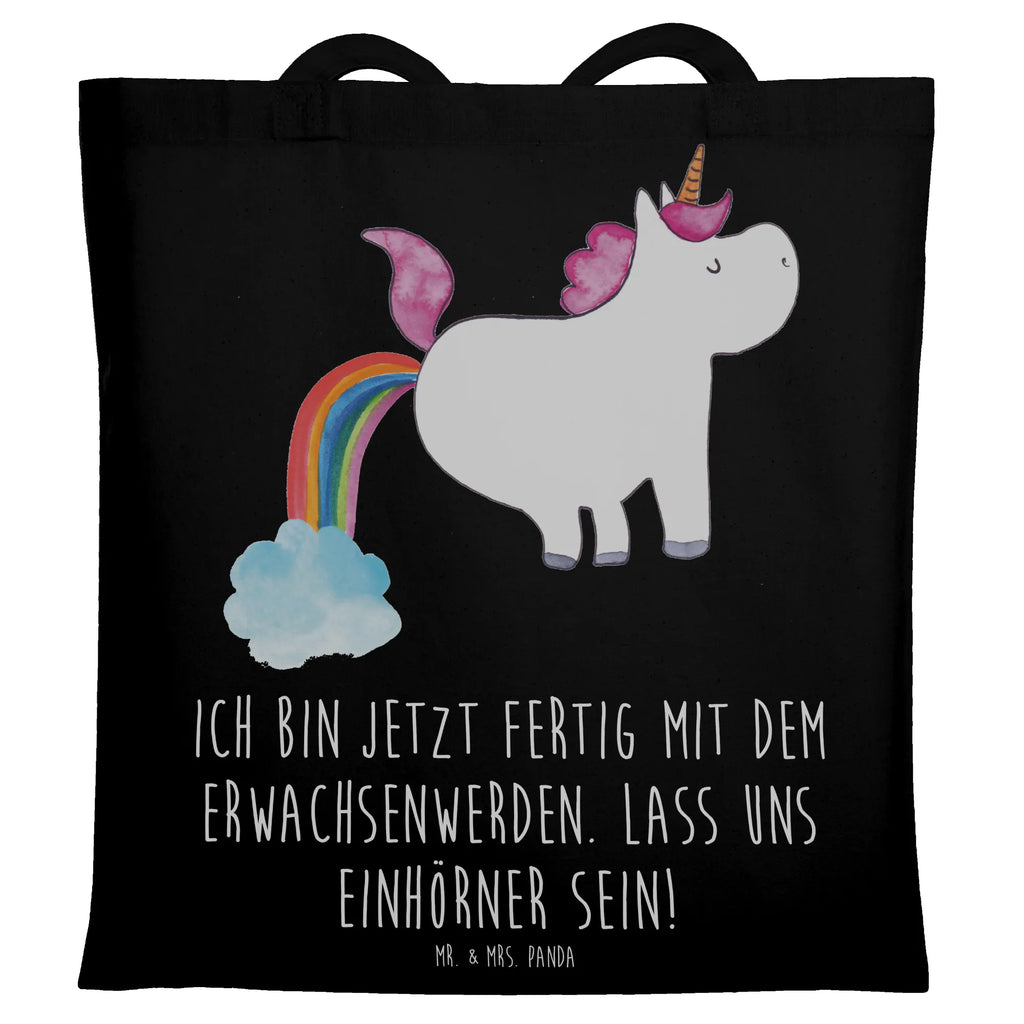 Tragetasche Einhorn Pupsend Beuteltasche, Beutel, Einkaufstasche, Jutebeutel, Stoffbeutel, Tasche, Shopper, Umhängetasche, Strandtasche, Schultertasche, Stofftasche, Tragetasche, Badetasche, Jutetasche, Einkaufstüte, Laptoptasche, Einhorn, Einhörner, Einhorn Deko, Pegasus, Unicorn, Pups, Regenbogen, Glitzer, Einhornpower, Erwachsenwerden, Spaß, lustig, Freundin