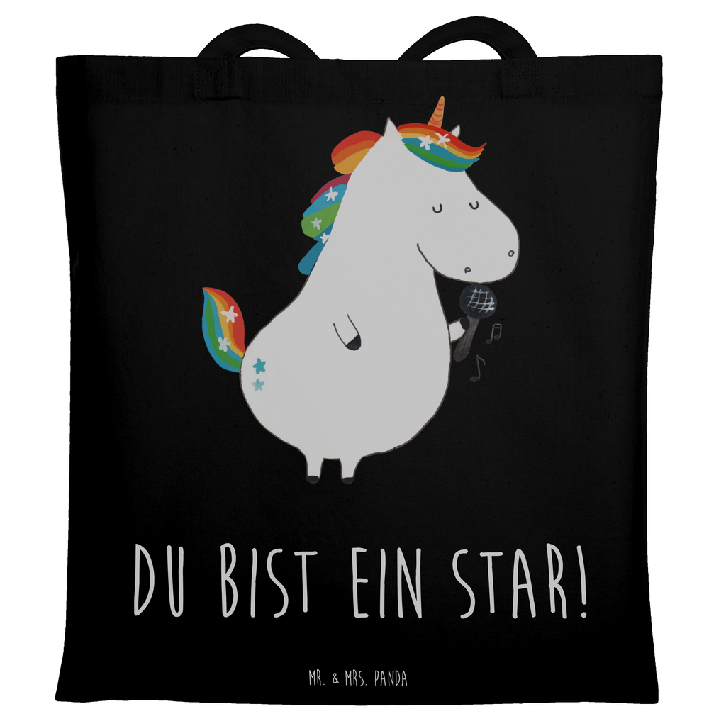 Tragetasche Einhorn Sänger Beuteltasche, Beutel, Einkaufstasche, Jutebeutel, Stoffbeutel, Tasche, Shopper, Umhängetasche, Strandtasche, Schultertasche, Stofftasche, Tragetasche, Badetasche, Jutetasche, Einkaufstüte, Laptoptasche, Einhorn, Einhörner, Einhorn Deko, Pegasus, Unicorn, Glitzer, Konfetti, Party, Geburtstag, Feier, Fest, Disco, Sängerin, Sänger, Freundin