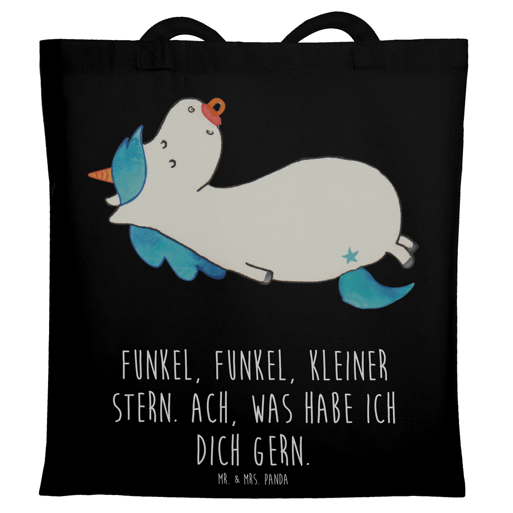 Tragetasche Einhorn Schnuller Beuteltasche, Beutel, Einkaufstasche, Jutebeutel, Stoffbeutel, Tasche, Shopper, Umhängetasche, Strandtasche, Schultertasche, Stofftasche, Tragetasche, Badetasche, Jutetasche, Einkaufstüte, Laptoptasche, Einhorn, Einhörner, Einhorn Deko, Pegasus, Unicorn, Baby, Kleinkind, Geburt, Geburtstag, Säugling, Schnuller, Geschenk Geburt, Mutter, Mama