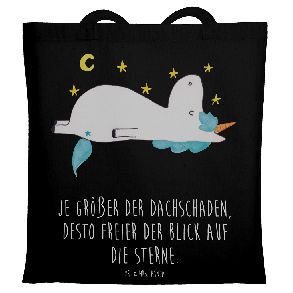 Tragetasche Einhorn Sternenhimmel Beuteltasche, Beutel, Einkaufstasche, Jutebeutel, Stoffbeutel, Tasche, Shopper, Umhängetasche, Strandtasche, Schultertasche, Stofftasche, Tragetasche, Badetasche, Jutetasche, Einkaufstüte, Laptoptasche, Einhorn, Einhörner, Einhorn Deko, Pegasus, Unicorn, Sterne, Dachschaden, Verrückt, Sternenhimmel