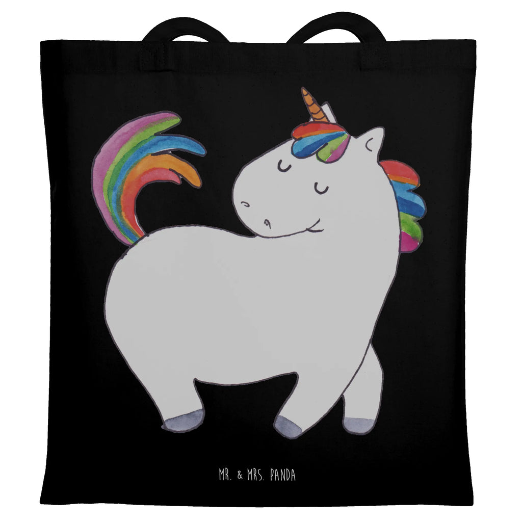 Tragetasche Einhorn Stolzieren Beuteltasche, Beutel, Einkaufstasche, Jutebeutel, Stoffbeutel, Tasche, Shopper, Umhängetasche, Strandtasche, Schultertasche, Stofftasche, Tragetasche, Badetasche, Jutetasche, Einkaufstüte, Laptoptasche, Einhorn, Einhörner, Einhorn Deko, Pegasus, Unicorn, stolz, anders, bunt, Pferd, Reiter, Reiten, Freundin, Geschenk