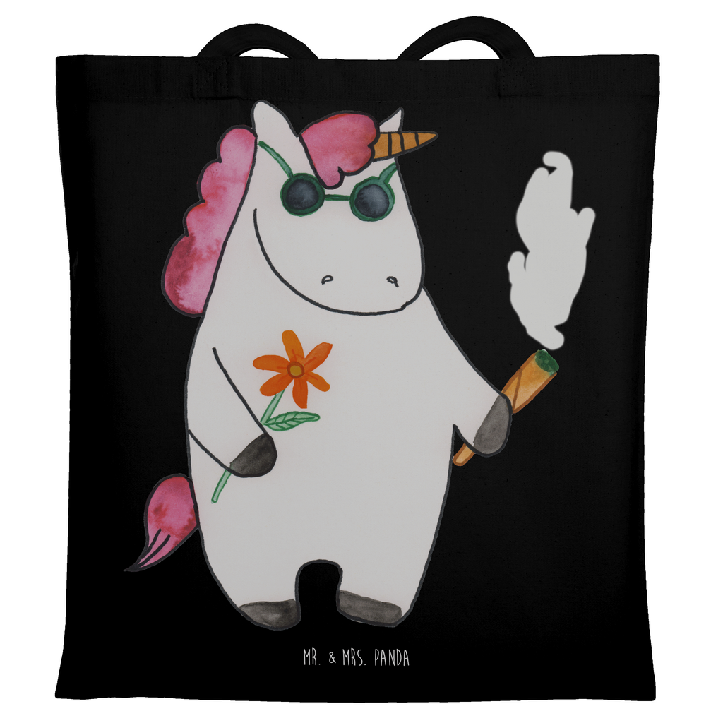 Tragetasche Einhorn Woodstock Beuteltasche, Beutel, Einkaufstasche, Jutebeutel, Stoffbeutel, Tasche, Shopper, Umhängetasche, Strandtasche, Schultertasche, Stofftasche, Tragetasche, Badetasche, Jutetasche, Einkaufstüte, Laptoptasche, Einhorn, Einhörner, Einhorn Deko, Pegasus, Unicorn, Kiffen, Joint, Zigarette, Alkohol, Party, Spaß. lustig, witzig, Woodstock