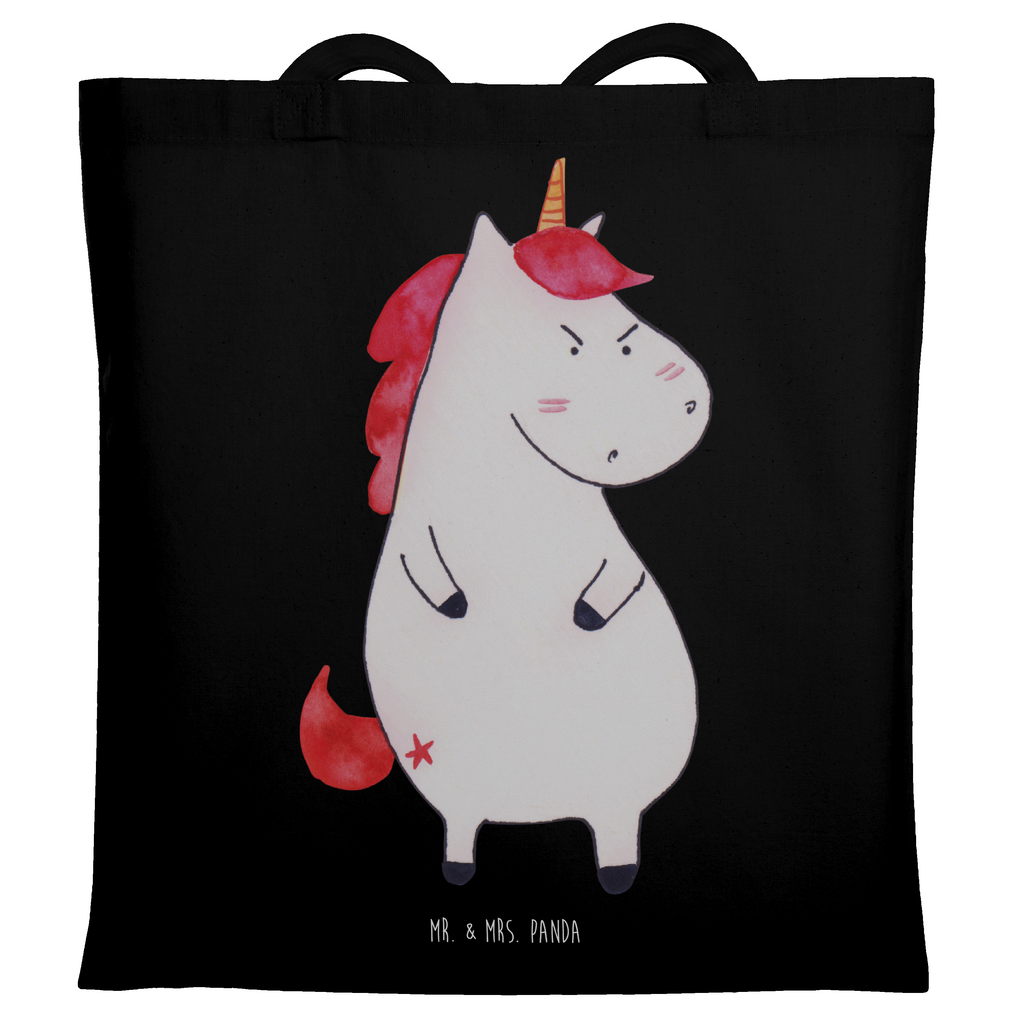 Tragetasche Einhorn Wut Beuteltasche, Beutel, Einkaufstasche, Jutebeutel, Stoffbeutel, Tasche, Shopper, Umhängetasche, Strandtasche, Schultertasche, Stofftasche, Tragetasche, Badetasche, Jutetasche, Einkaufstüte, Laptoptasche, Einhorn, Einhörner, Einhorn Deko, Pegasus, Unicorn, Realität, Ansage, lustlos, nein, Büro, Arbeit, wütend, dumme Fragen, lustig, Spaß, Geschenk