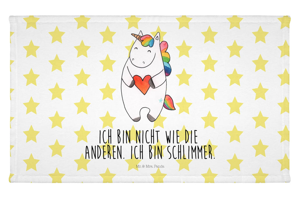 Handtuch Einhorn Herz Handtuch, Badehandtuch, Badezimmer, Handtücher, groß, Kinder, Baby, Einhorn, Einhörner, Einhorn Deko, Pegasus, Unicorn, Herz, schlimm, böse, witzig, lustig, Freundin, anders, bunt