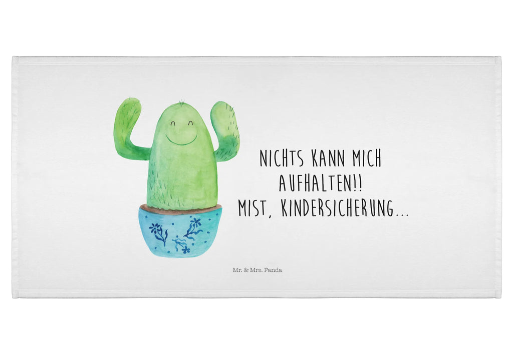 Handtuch Kaktus Happy Handtuch, Badehandtuch, Badezimmer, Handtücher, groß, Kinder, Baby, Kaktus, Kakteen, Motivation, Spruch, lustig, Kindersicherung, Neustart, Büro, Büroalltag, Kollege, Kollegin, Freundin, Mutter, Familie, Ausbildung