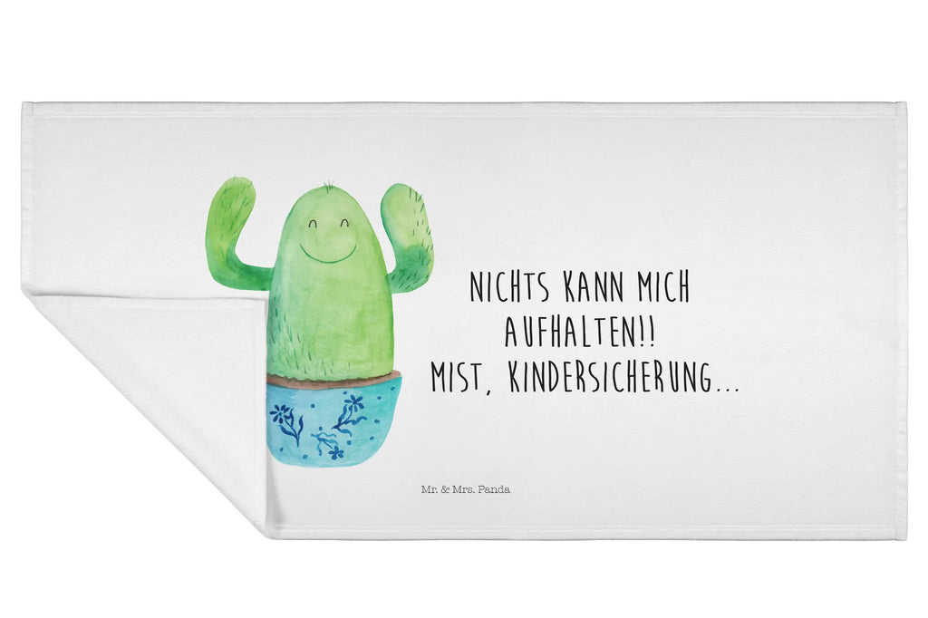 Handtuch Kaktus Happy Handtuch, Badehandtuch, Badezimmer, Handtücher, groß, Kinder, Baby, Kaktus, Kakteen, Motivation, Spruch, lustig, Kindersicherung, Neustart, Büro, Büroalltag, Kollege, Kollegin, Freundin, Mutter, Familie, Ausbildung