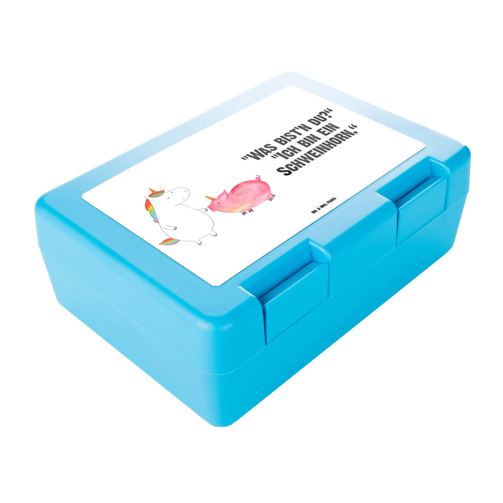 Brotdose Einhorn Schwein Brotbox, Snackbox, Lunch box, Butterbrotdose, Brotzeitbox, Einhorn, Einhörner, Einhorn Deko, Pegasus, Unicorn, Freundschaft, Schweinhorn, Schwein, Freundin, Schweinchen