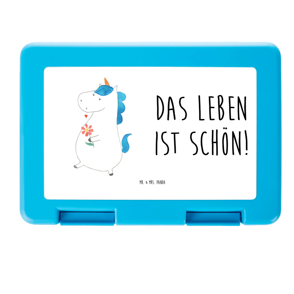 Brotdose Einhorn Spaziergang Brotbox, Snackbox, Lunch box, Butterbrotdose, Brotzeitbox, Einhorn, Einhörner, Einhorn Deko, Unicorn, Glitzer, Blumen, Spaziergang, Motivation, Gute Laune, Freude, Freundin, Mutter, Schwester