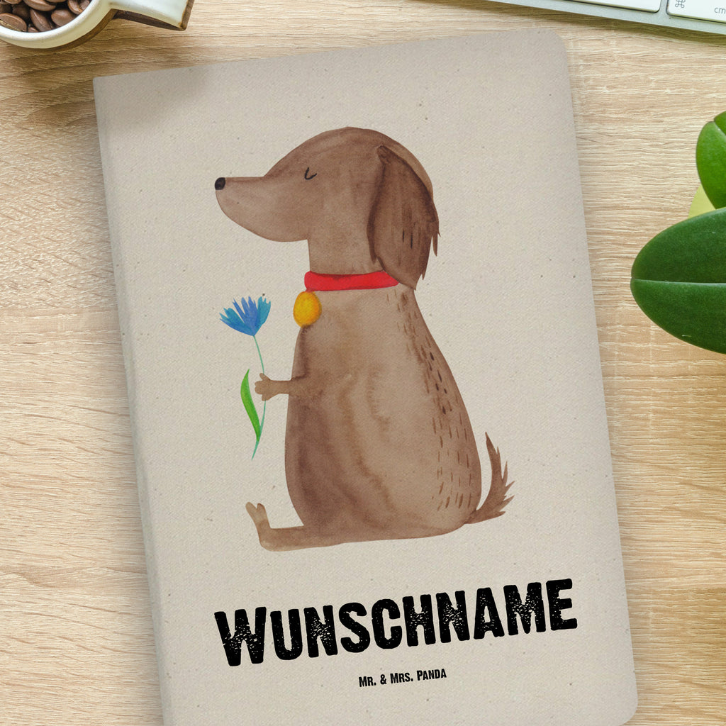 DIN A4 Personalisiertes Notizbuch Hund Blume Personalisiertes Notizbuch, Notizbuch mit Namen, Notizbuch bedrucken, Personalisierung, Namensbuch, Namen, Hund, Hundemotiv, Haustier, Hunderasse, Tierliebhaber, Hundebesitzer, Sprüche, Hunde, Frauchen, Hundeliebe