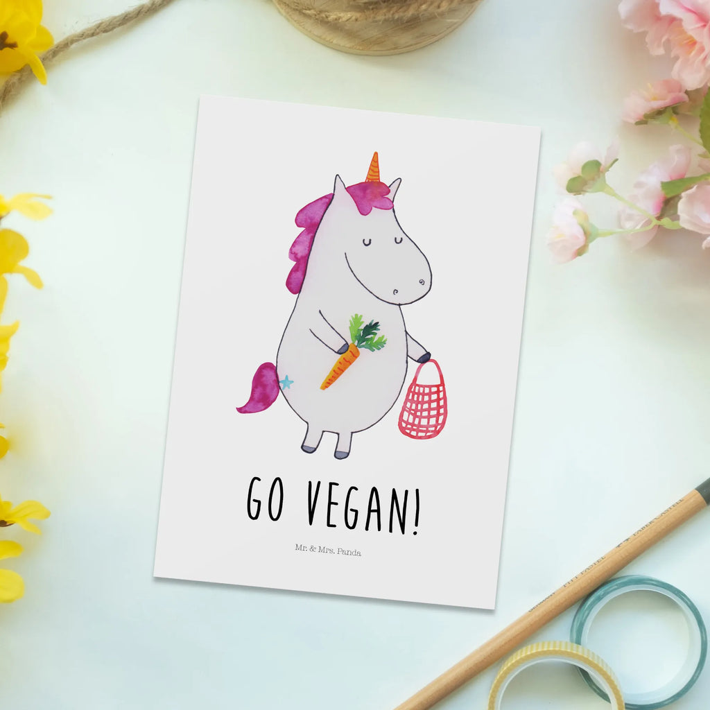 Postkarte Einhorn Vegan Postkarte, Karte, Geschenkkarte, Grußkarte, Einladung, Ansichtskarte, Geburtstagskarte, Einladungskarte, Dankeskarte, Ansichtskarten, Einladung Geburtstag, Einladungskarten Geburtstag, Einhorn, Einhörner, Einhorn Deko, Pegasus, Unicorn, vegan, Gesund leben, Vegetariar, Rohkost, Gesund essen, Veganismus, Veganer