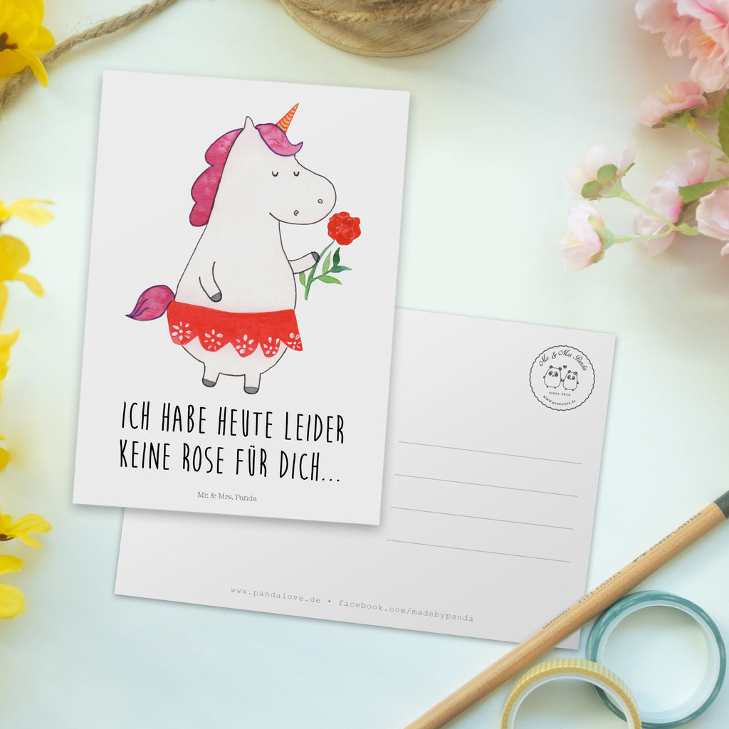 Postkarte Einhorn Dame Postkarte, Karte, Geschenkkarte, Grußkarte, Einladung, Ansichtskarte, Geburtstagskarte, Einladungskarte, Dankeskarte, Ansichtskarten, Einladung Geburtstag, Einladungskarten Geburtstag, Einhorn, Einhörner, Einhorn Deko, Pegasus, Unicorn, Dame, Lady, feine Dame, Freundin, Frau, Bachelor, Bachelorette, Abfuhr, Schluss machen, Trennung