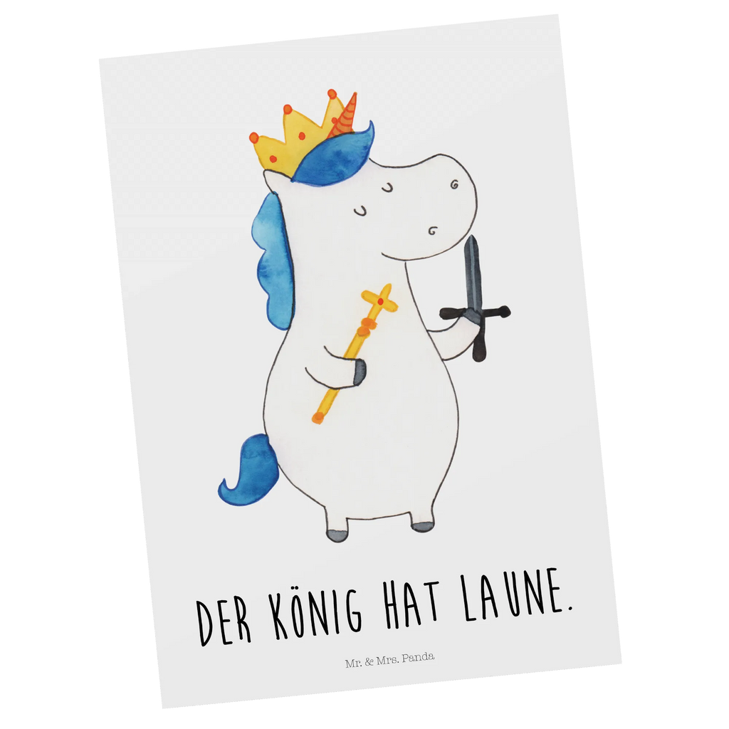 Postkarte Einhorn König mit Schwert Postkarte, Karte, Geschenkkarte, Grußkarte, Einladung, Ansichtskarte, Geburtstagskarte, Einladungskarte, Dankeskarte, Ansichtskarten, Einladung Geburtstag, Einladungskarten Geburtstag, Einhorn, Einhörner, Einhorn Deko, Pegasus, Unicorn, König, Ritter, Mittelalter